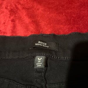 Relaxed skinny True religion jeans 36W 32L